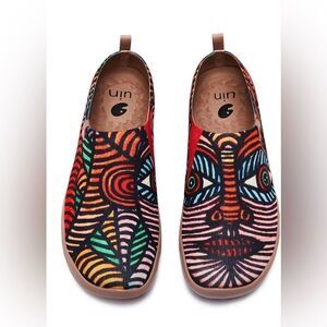 UIN Multicolor Artistic Flats